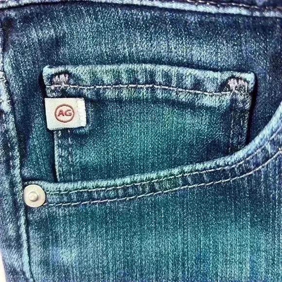 AG Adriano Goldschmied Jeans Size 27R Medium Wash Mid Rise Cigarette - Picture 6 of 12